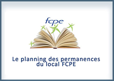 Permanences du local FCPE Février 2024