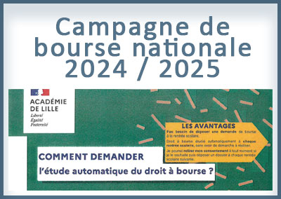 Campagne de bourse nationale 2024 / 2025