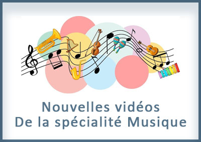 Nouvelles vidéos de la spécialité musique !