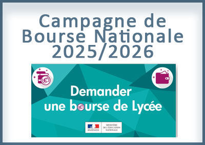 Campagne de bourse nationale 2025 / 2026