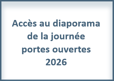 Accès au diaporama de la journée portes ouvertes