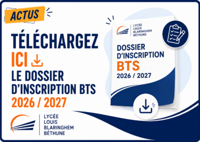 Télécharger le dossier d&rsquo;inscription pour l&rsquo;année 2026 – 2027